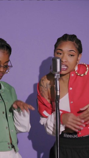 Girll Codee, Brooklyn-based female rap duo, steps into thee Purple Room tonight at 6pm! You know where the link is🤭 #drill #drillgirlies #brooklyndrill #girllcodee #theepurpleroom