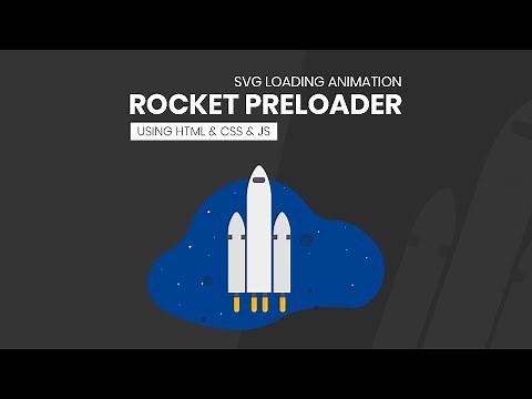 Awesome Loading Animation Using HTML & CSS & JS | SVG Preloader Tutorial