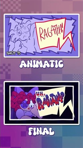 MOM FRIEND | ANIMATIC VS FINAL (SHORT 1) #tadc #shorts