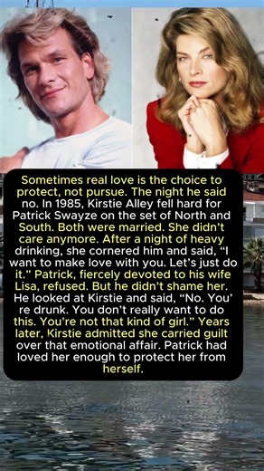 Patrick Swayze’s Loyalty ❤️ The Night He Protected Kirstie Alley