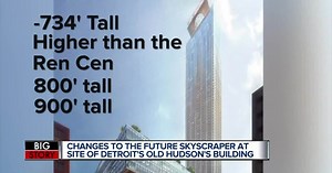 Bedrock says 'Hudson Skyscraper' may not be tallest building in Detroit, Sky Deck has been scrapped