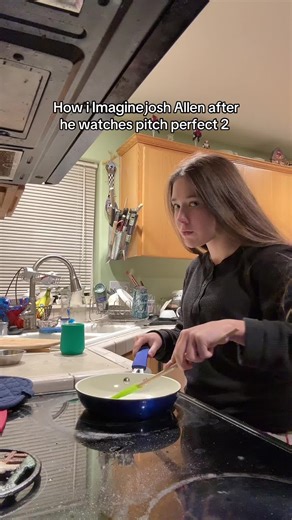 I couldn’t do it #joshallen #bills #pitchperfect #halieesteinfeld #funny