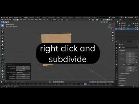 this video shows how to make a fence in blender in just a minute