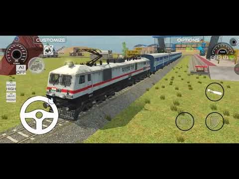INDIAN VEHICLES SIMULATOR 3D 😱 || INDIAN TRAIN SIMULATOR 3D GAME 🤯