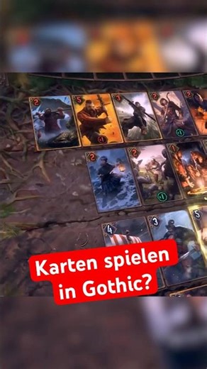 Karten spielen und Angeln im Gothic Remake?#gothic #gothicremake #gwent #rpg #retrogaming