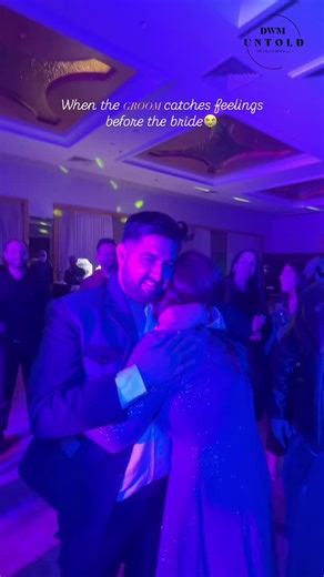 DWM Untold. on Instagram: "When the GROOM catches feelings before the bride😭"