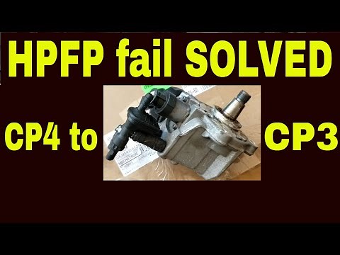 VW 2.0l TDI HPFP CP3 high pressure fuel pump upgrade