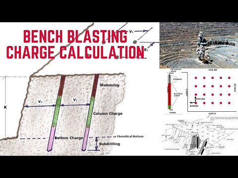 Lecture | Bench Blasting and Charge Calculation | Explosive Engineering