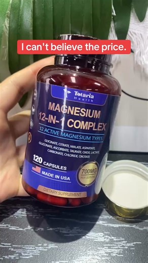 ⚠️ 95% of people are DEFICIENT in magnesium—and they don’t even know it. But not all magnesium is created equal... and the cheap stuff at the store? Worthless. This 12-in-1 clinical-grade formula is different. It targets stress, sleep, muscles, mood, and energy all at once—with forms your body can actually absorb. 🧠💪 Thousands are calling it “the missing piece” to feeling calm, clear, and in control. 💥 STOCK IS RUNNING OUT — grab yours NOW & get 50% OFF today only! | Tapvia Health