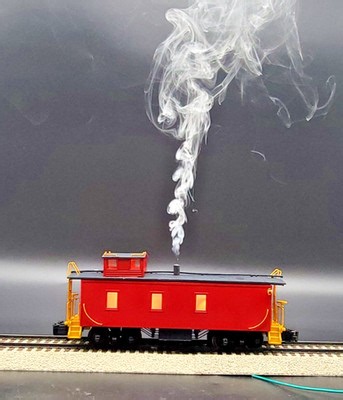 Custom American Flyer Smoking Caboose - American Models Wooden Smoking Caboose | eBay