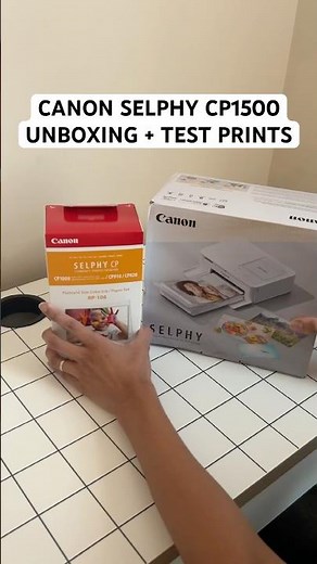 Canon Selphy CP1500 Unboxing, Setup, & Test Prints #photography