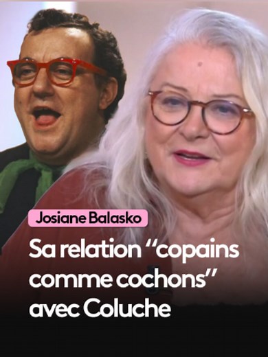 Josiane Balasko et Coluche : amitié « copains comme cochons »