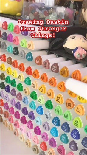 Drawing Dustin from stranger things! #art #strangerthings