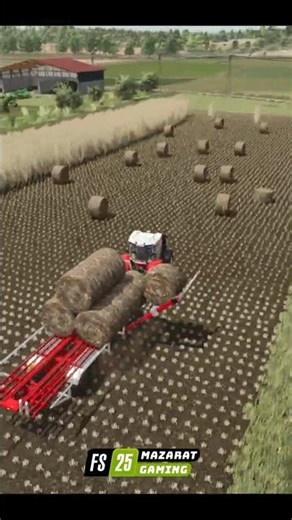 Collecting Poplar Bales Made Easy 🌲📦 | FS25 Satisfying Work