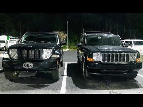 Jeep Liberty vs Jeep Commander side by side Comparison.