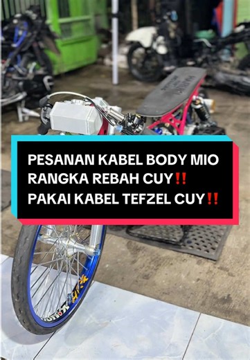 Pesanan kabel body Mio rangka rebah‼️ Pakai kabel Tefzel cuy‼️ Dibungkus pakai heat shrink high temperatur!‼️ Request - Totalos Order kabel body tefzel Mio dm/Whatsapp 081268866811 . . . #kabelbody #kabelbodytefzel #kabelbodytefzelmio #dragrace #wiring811