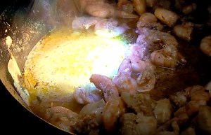 Solar Cooking Blackened Seafood Parabolic Mirror Fresnel Lens