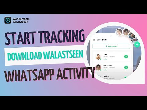 Download WhatsApp now and start tracking WhatsApp activity