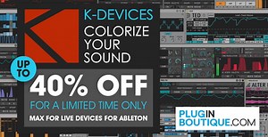 Save up to 40% off K-Devices Max for Live devices