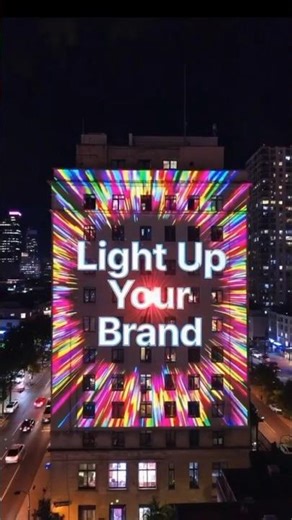 Building Projection Mapping | Night CGI Advertising | FunnyVerseMedia