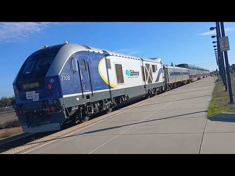 Railfanning on Amtrak San Joaquin at Modesto station in January 2025 FT: Sc44 back