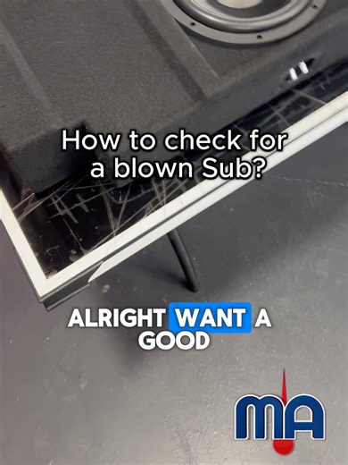 This sub was cooked… and here’s how I knew instantly 👀 Touched the cone—no movement. Solid as a rock = blown subwoofer. Simple test. Real results. Sometimes experience > tools. #CarAudioTok #SubwooferFail #AudioTech #WhyNotMaximizeIt 🚀
