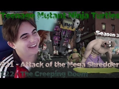 TMNT 2012 - S3E21/22 - Attack of the Mega Shredder/The Creeping Doom [Reaction - TNT - E144]