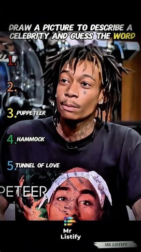 Draw a picture to describe a celebrity and guess the word!! #ranking #celebrity