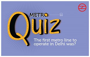 30 reactions · 21 comments | With Delhi Metro, out of sight does not mean out of mind. As we enter the 26 years of DMRC, answer the following question if you think you know the metro like no other. #MetroQuiz | Delhi Metro Rail Corporation | Facebook
