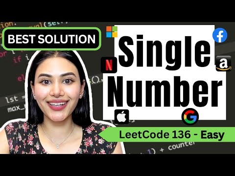 Single Number - LeetCode 136 - Python #leetcode