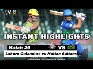 Lahore Qalandars vs Multan Sultans | Full Match Instant Highlights | Match 29 | 15 March | HBL PSL 5