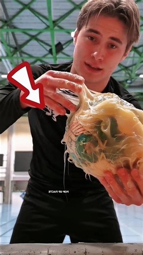 Hand ball player uses sticky glue on the ball ⚽