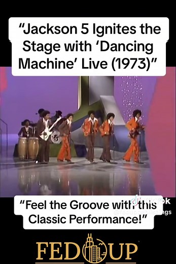The Jackson 5 brought the house down with their electrifying rendition of ‘Dancing Machine.’ Let’s dance back in time! 💃🏾🎤 #Jackson5 #DancingMachine #TimelessGroove