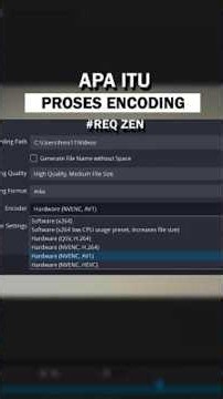 Apa itu ENCODING?! dan perlukah hardware khusus #shorts #nvidia #encoding #intel #rendering