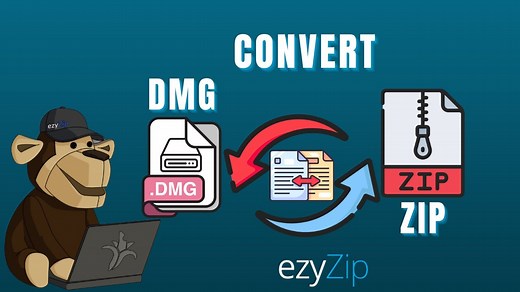 Convert DMG To ZIP Online (No Upload - 100% Private)