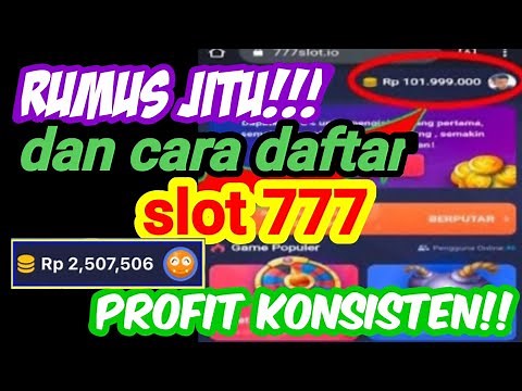 cara daftar dan bermain SLOT 777 io//gampang banget,,auto cuan!!||aplikasi penghasil uang,dana!!!