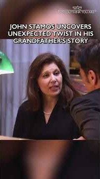 John Stamos Traces a Surprising Story From His Grandfather’s Past 🌳 #WhoDoYouThinkYouAre #JohnStamos