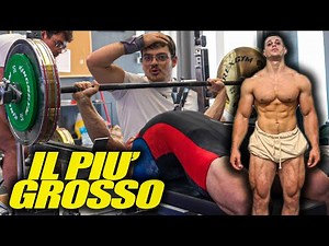 TRAINING WITH THE BIGGEST POWERLIFTER IN ITALY! (AND MY OPPONENT)