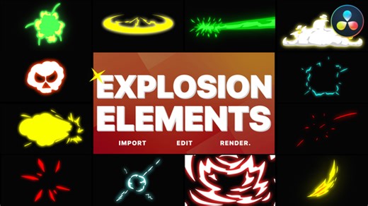 Explosion Elements | DaVinci Resolve