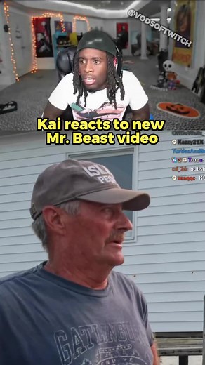 Kai reacts to new Mr. Beast video💀 #kaicenat #mrbeast