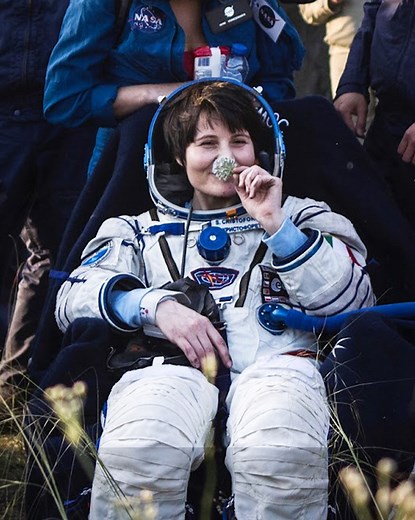 “She was inhaling deeply.” ISS astronauts spend about six months up in space and when they return home, they’ll usually remark how strong the Earth smells. | VICE