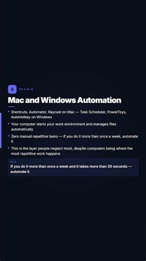 Mac and Windows Automation #shorts