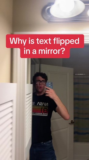 Does this count as a physics video? Im counting it as a physics video #mirror #science #physics