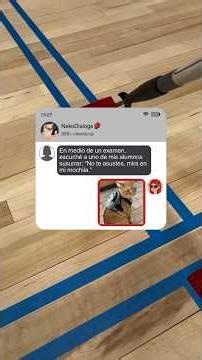 In the middle of an exam, I heard one of my students whisper, "Don't panic, look in my backpack."