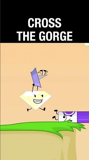 Cross the Gorge: #BFDI MINI REPLICAS 1