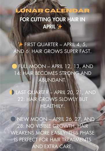 Best Haircut Dates in April According to Lunar Phases