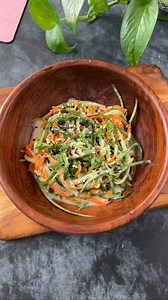 Spaghetti salad 🌿 This easy salad is low in calorie, perfect option for weight loss🙌 You need Carrot Cucumber Walnuts Salad dressing Curd Lemon juice Honey Fresh coriander Salt Sesame seeds Chili flakes If you don’t want to use curd, you can use paneer/tofu hummus! #cucumbersalad #carrotsalad #saladrecipe #vegetariansalad #easysalad #healthylunch #weightlossgoals (Healthy food, easy recipe, salad dressing, homemade, low calorie, clean eating, salad, Culinarychaser, weight loss recipes, recipe 