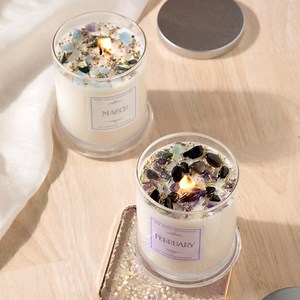 "What a great birth month gift. I like the detailed info they include to what is in the candle. It smells wonderful!" - Shell, North Carolina. | Uncommon Goods