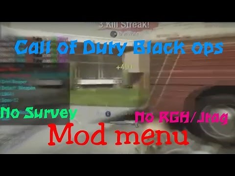 Call of Duty Black ops 1 Mod Menu aimbot & Much more Xbox360/Xbox one/PS3/PC No RGH/Jtag No Survey