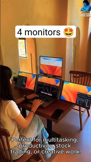 FOPO Triple Screen for Laptops – The Ultimate Portable Monitor Setup!
